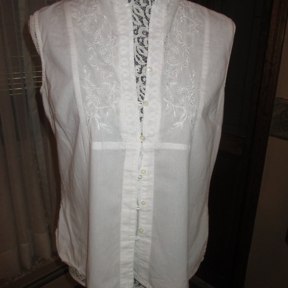 Vintage White Stag Ladies Summer Blouse/M 8-10